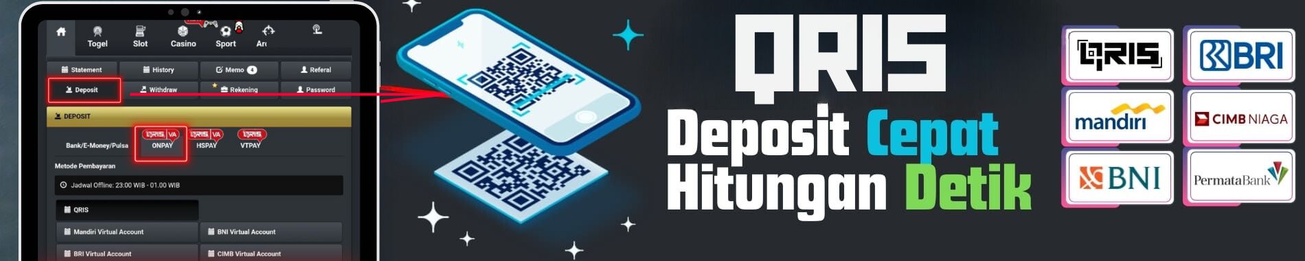 DEPOSIT CEPAT HITUNGAN DETIK BEL4D